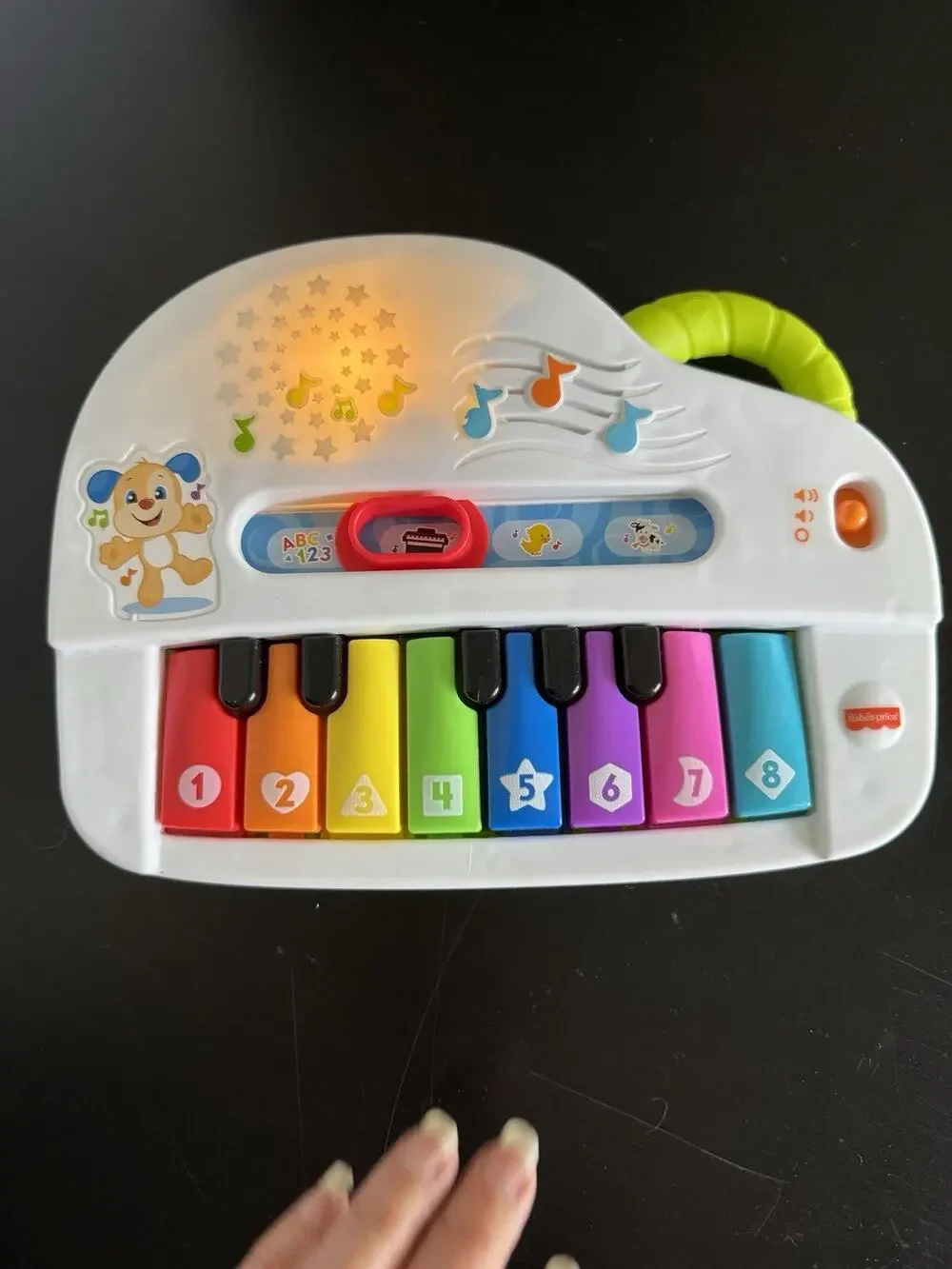 Fisher Price Laugh And Learn Silly Sounds Light Up Piano Keyboard Toy Tested